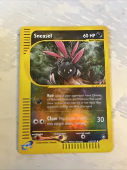 Sneasel Pokemon e-Card Aquapolis Series #110 2003 - Image 4