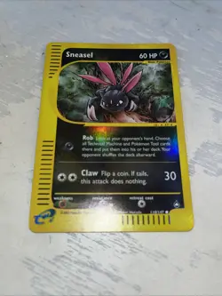 Sneasel Pokemon e-Card Aquapolis Series #110 2003 - Image 5