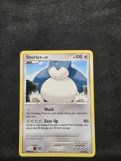 Snorlax 37/130 Diamond and Pearl Base Set Pokemon Card - Image 1