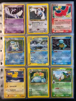 Lot of 90 ALL HOLO Vintage Pokemon Card Binder Collection - Image 2