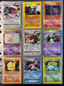 Lot of 90 ALL HOLO Vintage Pokemon Card Binder Collection - Image 4