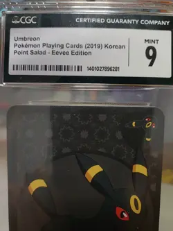 Pokemon Korean Playing Cards Umbreon Point Salad Eevee Edition - Image 1