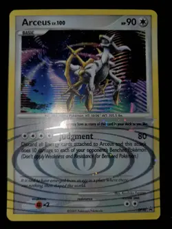 Arceus DP50 Holo Pokemon TCG Black Star Promo Card Diamond Pearl Lightly Played - Image 2