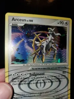 Arceus DP50 Holo Pokemon TCG Black Star Promo Card Diamond Pearl Lightly Played - Image 4