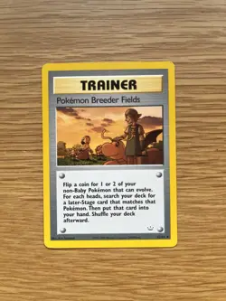 Pokemon Card Pokemon Breeder Fields 62/64 Neo Revelation - LP - Image 1