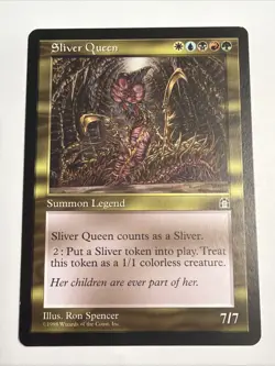 Magic The Gathering “Sliver Queen” Stronghold MTG, LP - Image 1