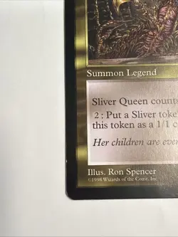 Magic The Gathering “Sliver Queen” Stronghold MTG, LP - Image 3