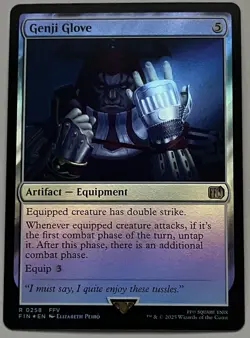 MTG Final Fantasy Genji Glove Artifact - Equipment RARE FOIL #0258 - Image 1