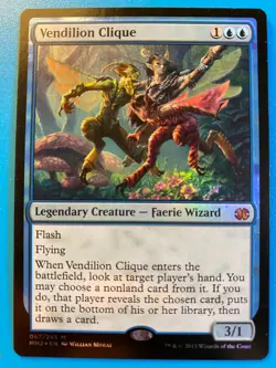 MTG 1x FOIL Vendilion Clique # 67 Modern Masters 2015 Magic the Gathering x1 NM - Image 1