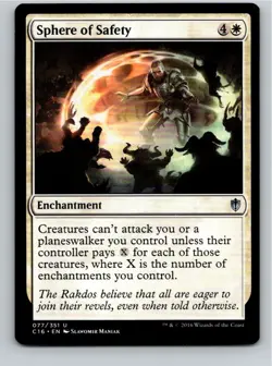 Magic the Gathering Sphere of Safety Commander 2016 MTG Free Shipping! - Image 1