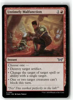 Untimely Malfunction Duskmourn: House of Horror Regular - Image 1