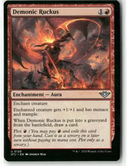 Demonic Ruckus Outlaws of Thunder Junction Regular - Image 1