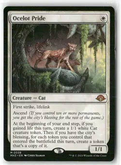Magic: The Gathering Creature Ocelot Pride Ocelot Pride Mythic Regular - Image 1