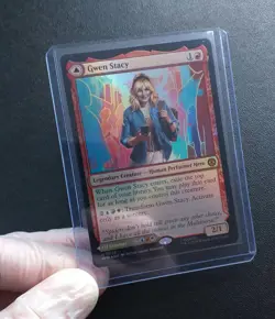 Gwen Stacy / Ghost Spider Mtg Mythic FOIL 0078 Magic The Gathering Spider-Man - Image 5