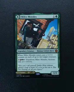 Miles Morales Ultimate Spider Man mtg Mythic 108 Magic: The Gathering Spider-Man - Image 3