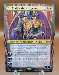 BORDERLESS Ob Nixilis, the Adversary x1 MTG Streets Capenna Near Mint NM English - Image 1