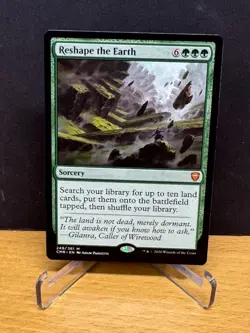 Magic the Gathering RESHAPE THE EARTH Commander Legends #249! Mint! - Image 1