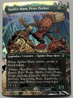 MTG Marvel’s Spider-Man Spider-Ham, Peter Porker Legendary Creature RARE FOIL - Image 1