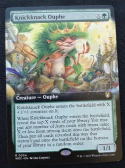Knickknack Ouphe - Extended Art - WOC - NM Unplayed - EN - 0054 - Image 1