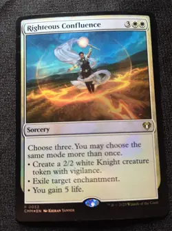Righteous Confluence - Foil - CMM - NM Unplayed - EN - 0053 - Image 1