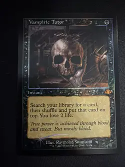 Vampiric Tutor (Retro Frame) Dominaria Remastered Foil - Image 2