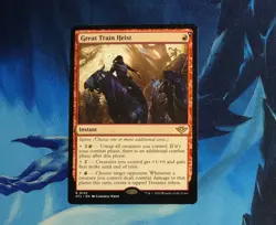 MTG Great Train Heist Outlaws of Thunder Junction NM Regular - Image 1