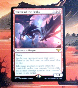 MTG Terror of the Peaks Regular OTJ 149 NM M - Image 1