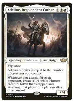 1x MTG Adeline, Resplendent Cathar - Tarkir Rare! NM Mint! - Image 1