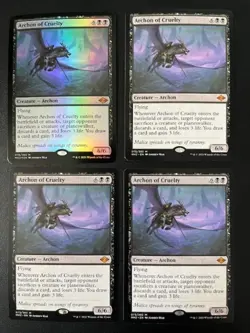 MTG- Archon of Cruelty x4 - MH2 (One is FOIL) - Image 1