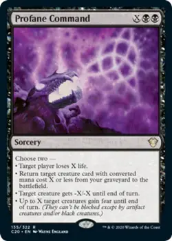 1 x Profane Command - Commander 2020 - Light Play - MTG - Image 1