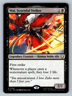 Mai, Scornful Striker R MTG Avatar: The Last Airbender 109 NM - Image 1