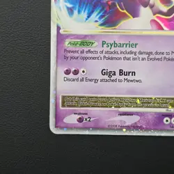 Pokemon Mewtwo TCG LV.X Holo Card 144/146 Legends Awakened HP - Image 5