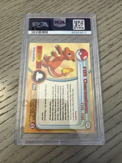 1999 TOPPS POKEMON TV #5 CHARMELEON PSA 7 - Image 2