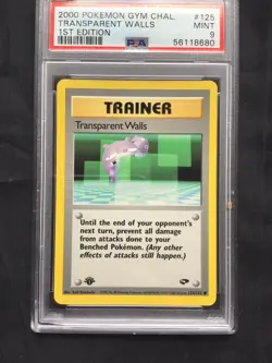 Pokemon: Gym Challenge 1st Edition Common: Transparent Walls 125/132 PSA 9 - Image 2