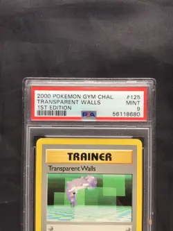 Pokemon: Gym Challenge 1st Edition Common: Transparent Walls 125/132 PSA 9 - Image 3