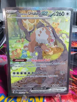 Pokemon Sv06: Twilight Masquerade | Bloodmoon Ursaluna ex 216/167 | NM+++ - Image 1