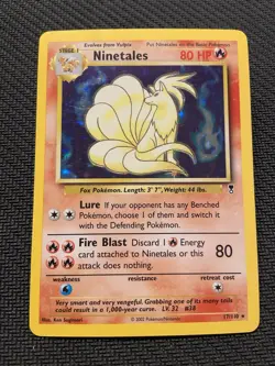 Pokemon TCG Ninetales Legendary Collection 17/110 Holo Holo Rare - Image 1