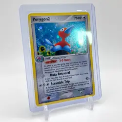 Pokemon Porygon2 EX Unseen Forces 12/115 Holo Rare 2005 (LP) - Image 1