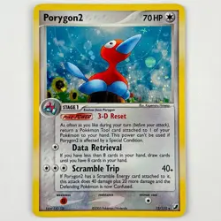 Pokemon Porygon2 EX Unseen Forces 12/115 Holo Rare 2005 (LP) - Image 2