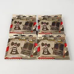 Pokemon White Flare SV10.5 3-Pack Tech Sticker Collection Lot Of 4 - Image 1