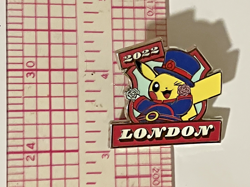 Pokemon PIKACHU Pin 2022 London World Championship Tournament Collectible - Image 4