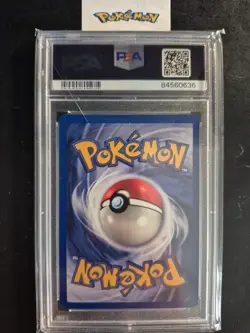First Edition 2000 Pokemon Rocket 62/82 Meowth PSA Mint 9 - Image 2