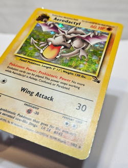 Aerodactyl 1/62 Holo Rare Unlimited Fossil Pokemon 832 - Image 2