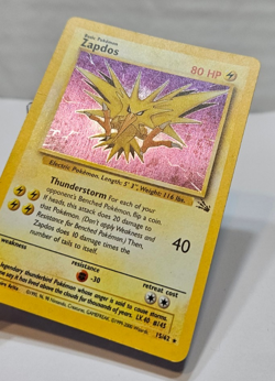 Zapdos 15/62 Holo Rare Unlimited Fossil Pokemon 839 - Image 3