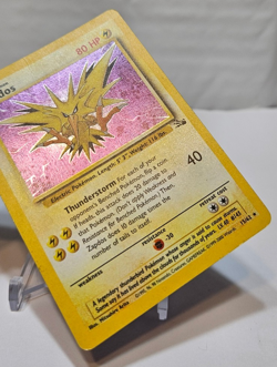 Zapdos 15/62 Holo Rare Unlimited Fossil Pokemon 839 - Image 5