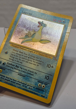 Lapras 10/62 Holo Rare Unlimited Fossil Pokemon 850 - Image 3