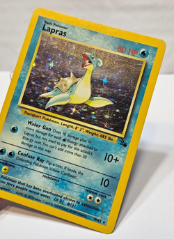 Lapras 10/62 Holo Rare Unlimited Fossil Pokemon 850 - Image 4