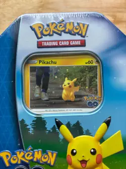 Pokemon Go Pikachu Tin Sealed Mint Condition 2022 Pokemon Go Tin Factory Sealed - Image 2