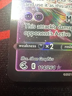 Pokemon TCG Mew VMAX 114/264 Swsh08: Fusion Strike Holo Ultra Rare - Image 4