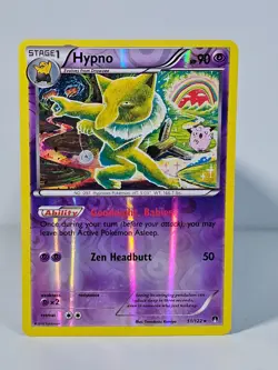 Pokemon Hypno 51/122 Breakpoint Reverse Holo - NEAR MINT - Image 1